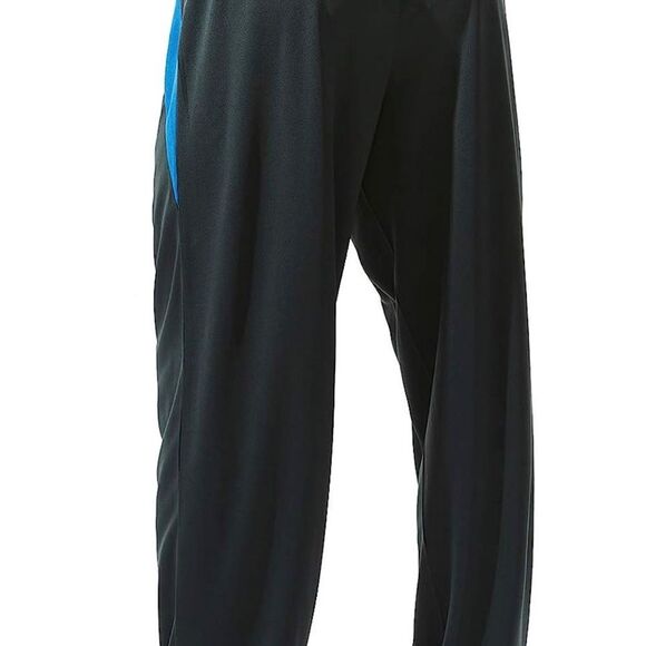 Men’s Athletic Pant with Zipper Pockets Open Bottom Sweatpants (704) - Picture 3 of 5